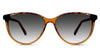 Brooks black tinted Gradient frame in blond wood variant made with thin temple arms