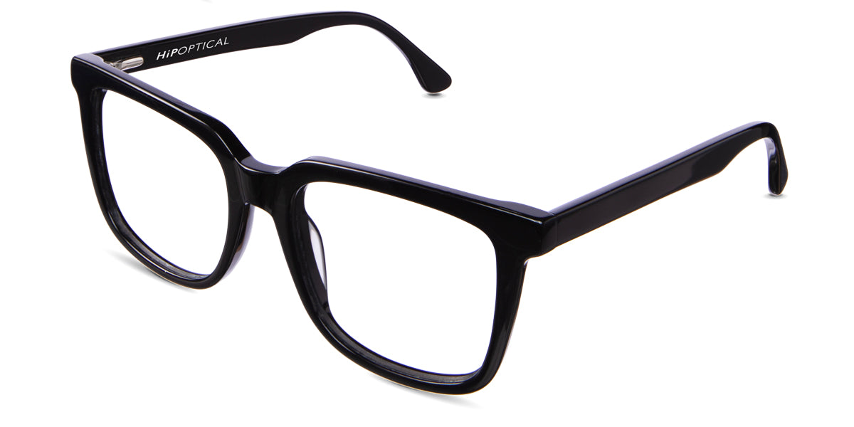 Buri eyeglasses in the midnight variant - it's a full-rimmed regular broad frame.