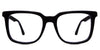 Buri eyeglasses in the midnight variant - it's a square acetate frame in solid black color. New Releases Latest Bold
