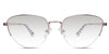 Burke black tinted Gradient metal frame sunglasses in argos variant - frame size is 54-16-140