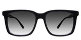 Cardo black tinted Gradient glasses in jet-setter variant with thin temple arms
