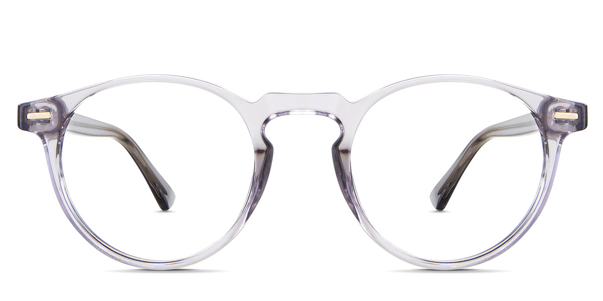 Carey eyeglasses in the chert variant - it's an acetate frame in color gray.