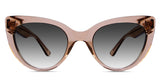 Centy black tinted Gradient glasses in sorrel variant - it's cat eye frame best for prescription sunglasses