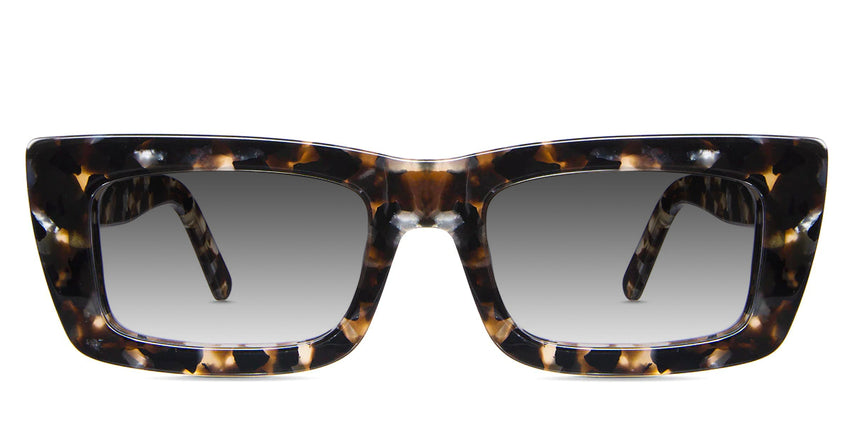 Ceos black tinted Gradient frame in sepia variant with stylish tortoise pattern