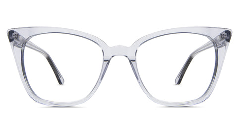 Chantell Eyeglasses in frost variant - it's a clear acetate frame in a cat-eye shape. Cat-eye New Releases Latest 