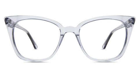 Chantell Eyeglasses in ice variant - it's a clear acetate frame in a cat-eye shape. Cat-eye New Releases Latest 