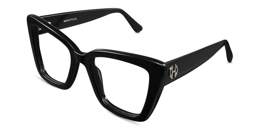 Chet reading glasses in midnight variant - it has broad temple arms