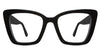 Chet eyeglasses in midnight variant - it's cat eye frame in black colour Cat-Eye eyeglasses