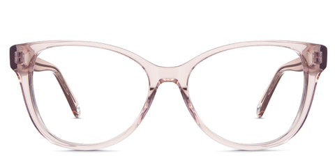 Clax glasses in mauvelous variant - it's oval shape frame in clear pink color