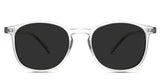 Coven Gray Polarized in the Cloudsea variant - is a medium round frame with built-in nose pads and a wire core visible in the arm.