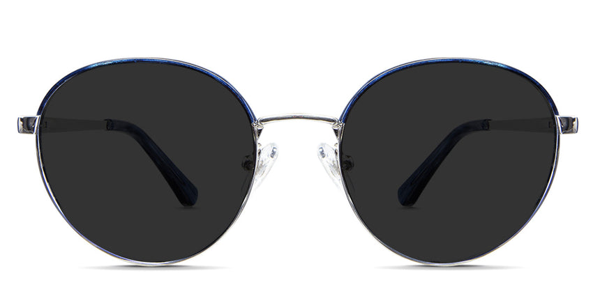 Coyle Gray Polarized in the Homburg variant - it's a round metal frame with a silicon adjustable nose pad.