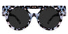 Custo Gray Polarized eyeglasses in vanguard variant - it's oval shape frame