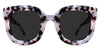 Danu Gray Polarized glasses in chiffon variant - it's oversized frame
