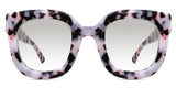 Danu black tinted Gradient glasses in chiffon variant - it's oversized frame