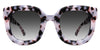 Danu black tinted Gradient glasses in chiffon variant - it's oversized frame