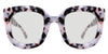 Danu black tinted Standard Solid glasses in chiffon variant - it's oversized frame