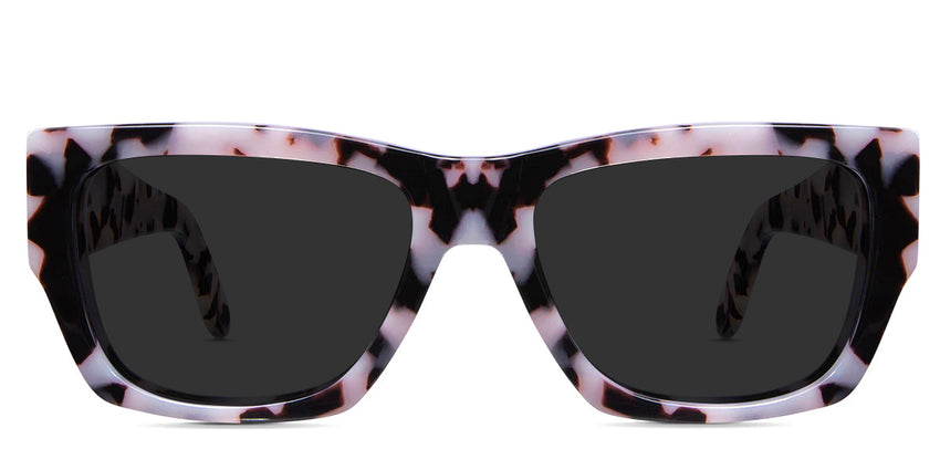 Daru Gray Polarized glasses in chiffon variant has pointed top bar