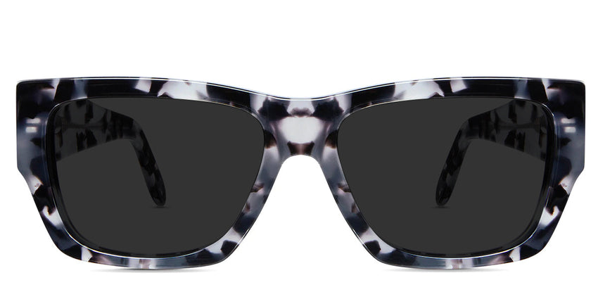 Daru Gray Polarized eyeglasses in moonlight variant it has straight top bar
