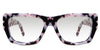 Daru black tinted Gradient glasses in chiffon variant has pointed top bar