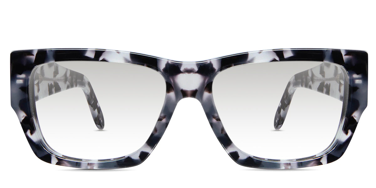 Daru black tinted Gradient eyeglasses in moonlight variant it has straight top bar
