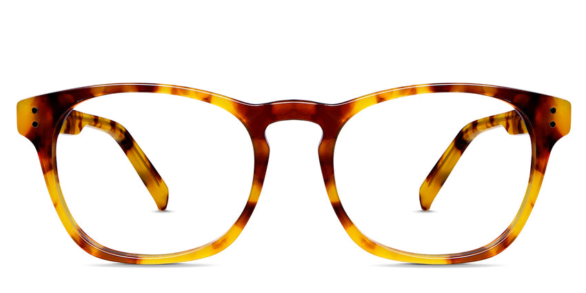 Delevan eyeglasses in the forsythia variant - is a high keyhole nose bridge. New Releases Latest 