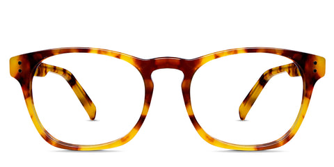 Delevan eyeglasses in the forsythia variant - is a high keyhole nose bridge. New Releases Latest 