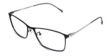 Delphi eyeglasses in the raven variant - have silicon adjustable nose pads.