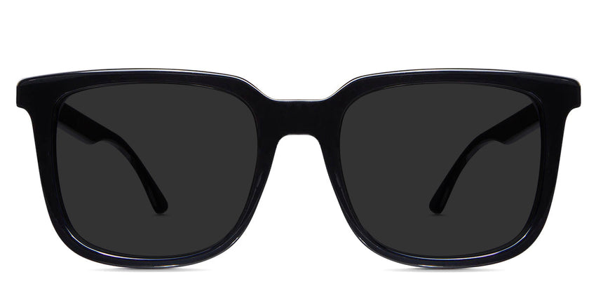 Denes Gray Polarized glasses in midnight variant - it's square frame with medium thick border