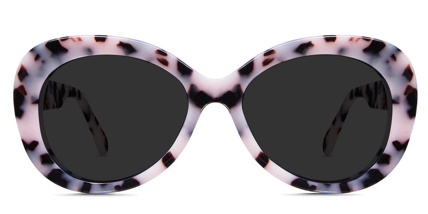 Dilla Gray Polarized in chiffon variant in pearl colour frame