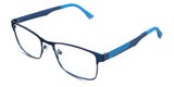 Dion Eyeglasses in the neptune variant - it has a horizontal carving style in the temple arm.