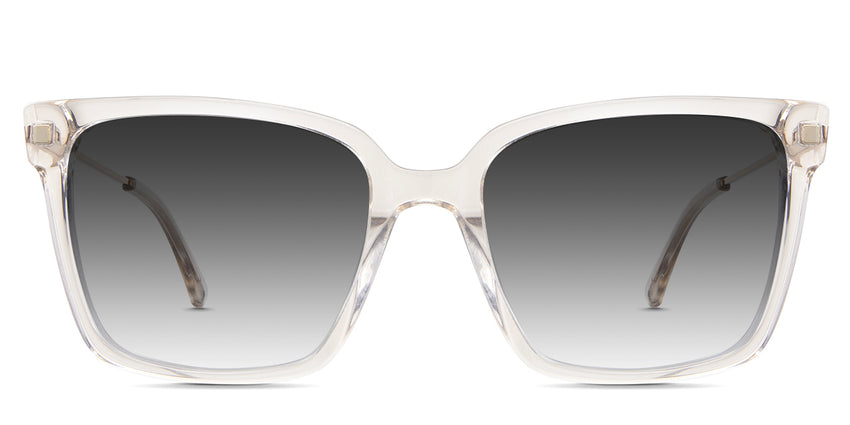 Dita black tinted Gradient sunglasses in the pyrite variant - is a square frame with a combination of metal and acetate.