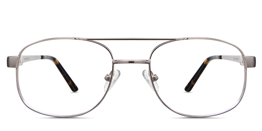 Dixon Eyeglasses in the luna variant - have a wide oval shape viewing lens.