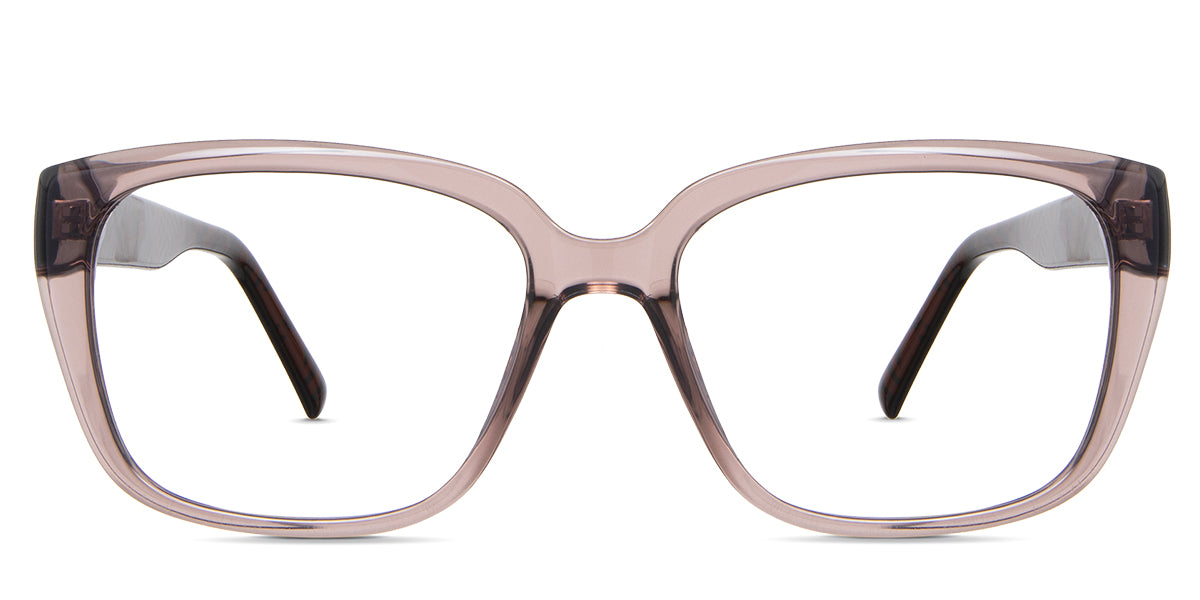 Elaina eyeglasses in the alliums variant - is a full-rimmed frame in purple.