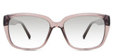 Elaina black Gradient in the Cocoa variant - are rectangular frames with a U-shaped nose bridge and a 145mm temple arm length.