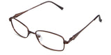 Elie Eyeglasses in the fudge - have a narrow nose bridge of 17mm