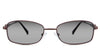 Elie black tinted Gradient sunglasses in the Fudge - are oval frames and have a narrow nose bridge of 17mm