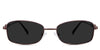 Elie Gray Polarized in the Fudge - are oval frames and have a narrow nose bridge of 17mm