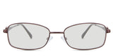 Elie black tinted Standard Solid sunglasses in the Fudge - are oval frames and have a narrow nose bridge of 17mm