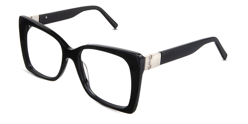 Ella eyeglasses in the licorice variant - have an 18mm width nose bridge.