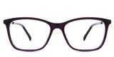 Elle eyeglasses in the amethyst variant - it's a rectangular frame in color violet.