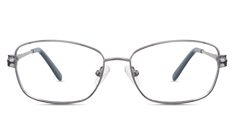 Esther eyeglasses in the shrike variant - it's a metal frame in color light gun.
