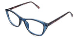 Evie eyeglasses in the spix variant - is a full-rimmed frame with a built-in nose pad.