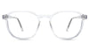 Finn Eyeglasses in the cloudsea variant - it's a geometric shape frame.