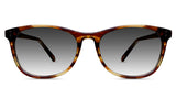 Gellar black tinted Gradient glasses in foxy variant - it's oval medium size acetate frame