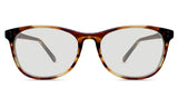 Gellar black tinted Standard Solid eyeglasses in foxy variant - it has thin arm