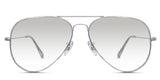 Goro black tinted Gradient sunglasses in stone variant with adjustable clear nose pads