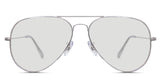 Goro black tinted Standard Solid sunglasses in stone variant with adjustable clear nose pads