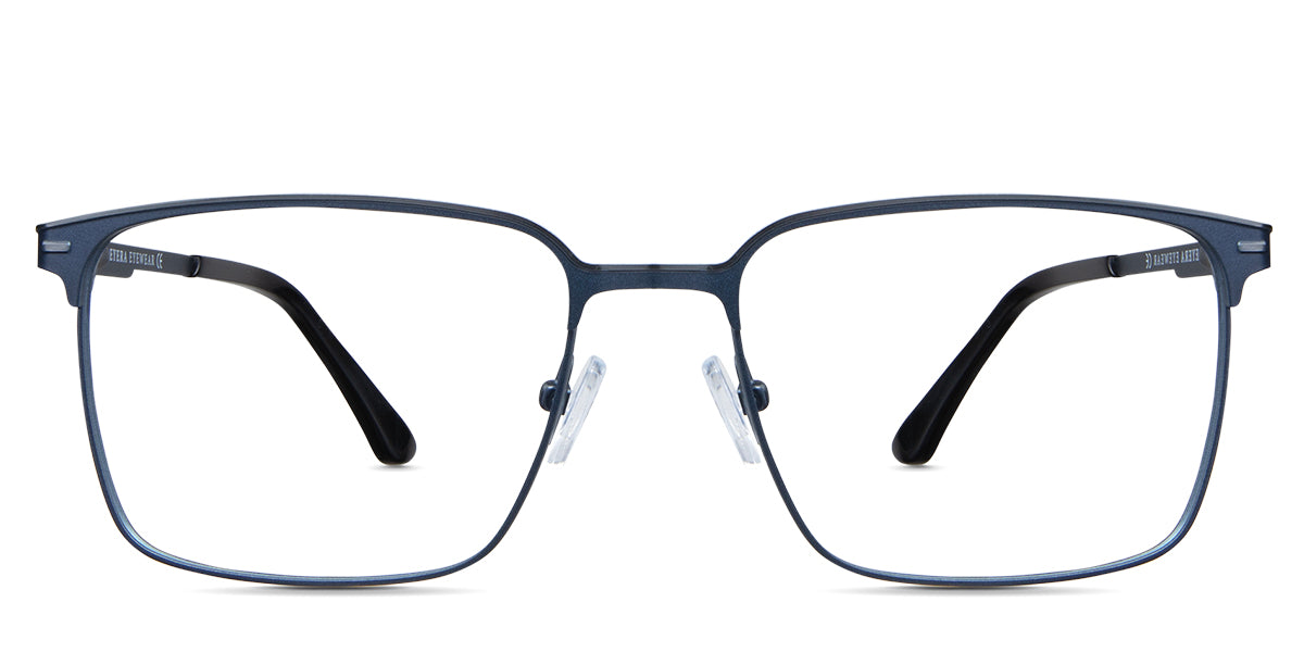 Griffin eyeglasses in the eleodes variant - is a full-rimmed frame in black.