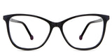 Gwen eyeglasses in the midnight variant - it's a full-rimmed frame in color black.