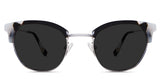 Harkin Gray Polarized in pebble beach variant - it's cat eye frame with round viewing area